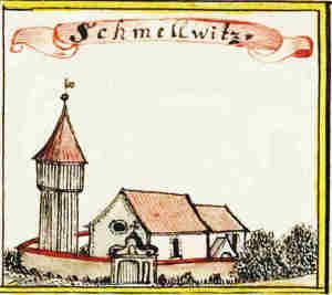 Schmelwitz - Koci, widok oglny